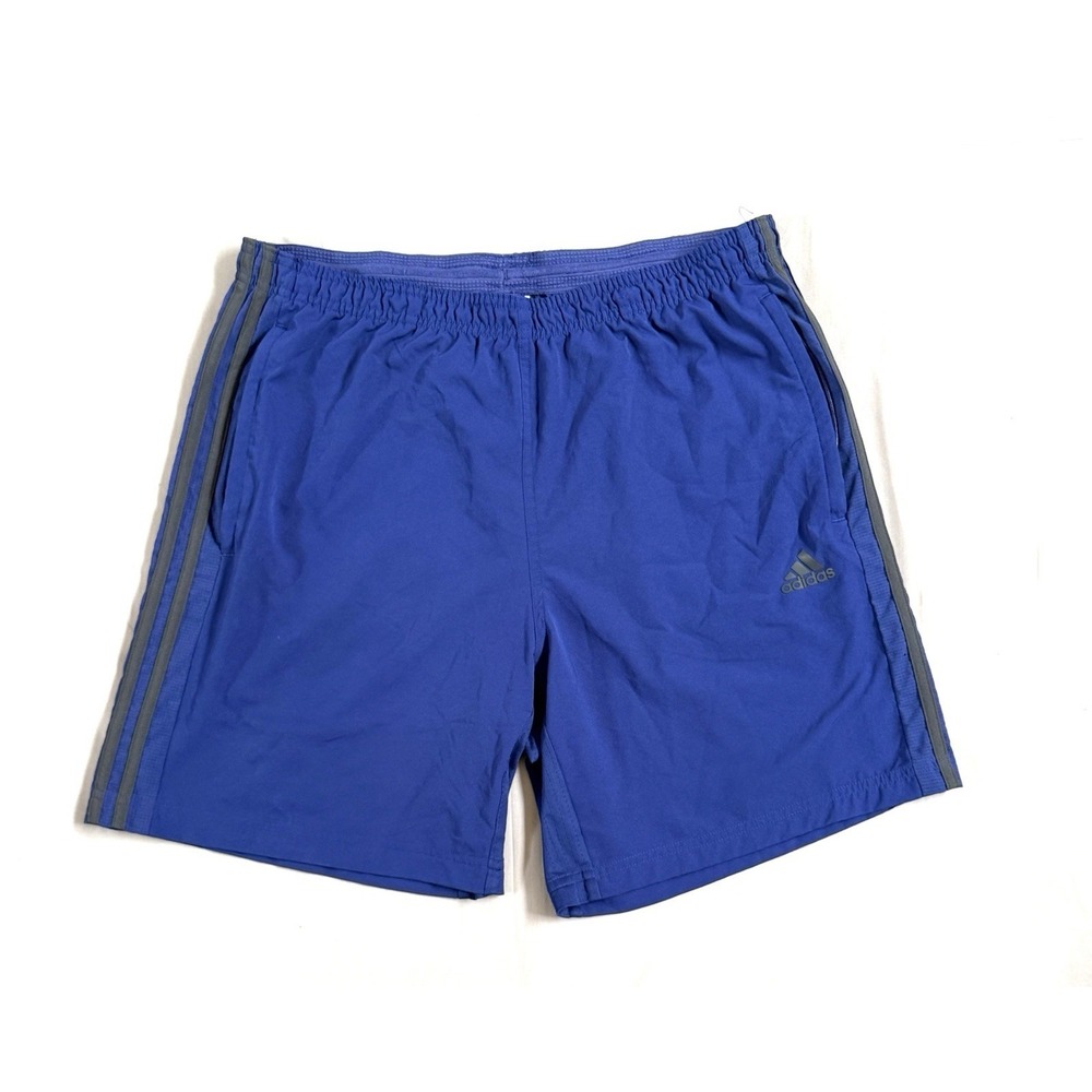 Adidas Blue Athletic Shorts Size Large